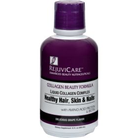 Rejuvicare Liquid Collagen Formula - Grape - 16 Fl Oz.