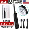 Rechargeable Sonic Electric Toothbrush Brush Heads Toothbrushes for Adults Kids XH