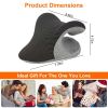 Ergonomic Heated Neck Stretcher Cervical Traction Therapy Pillow with Graphene Heating Pad 3 Gear Temperature Smart Timer Setting USB Plug