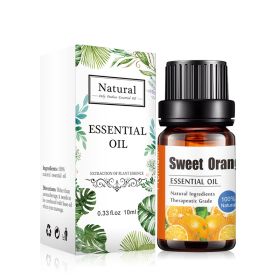 Pure Essential Oil 10ml Aroma Diffuser (Option: Sweet Orange-10ml)